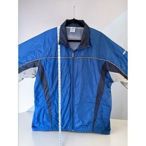 Vintage Reebok Jacket Mens XL Colorblock Full Zip Windbreaker Track 90s Retro